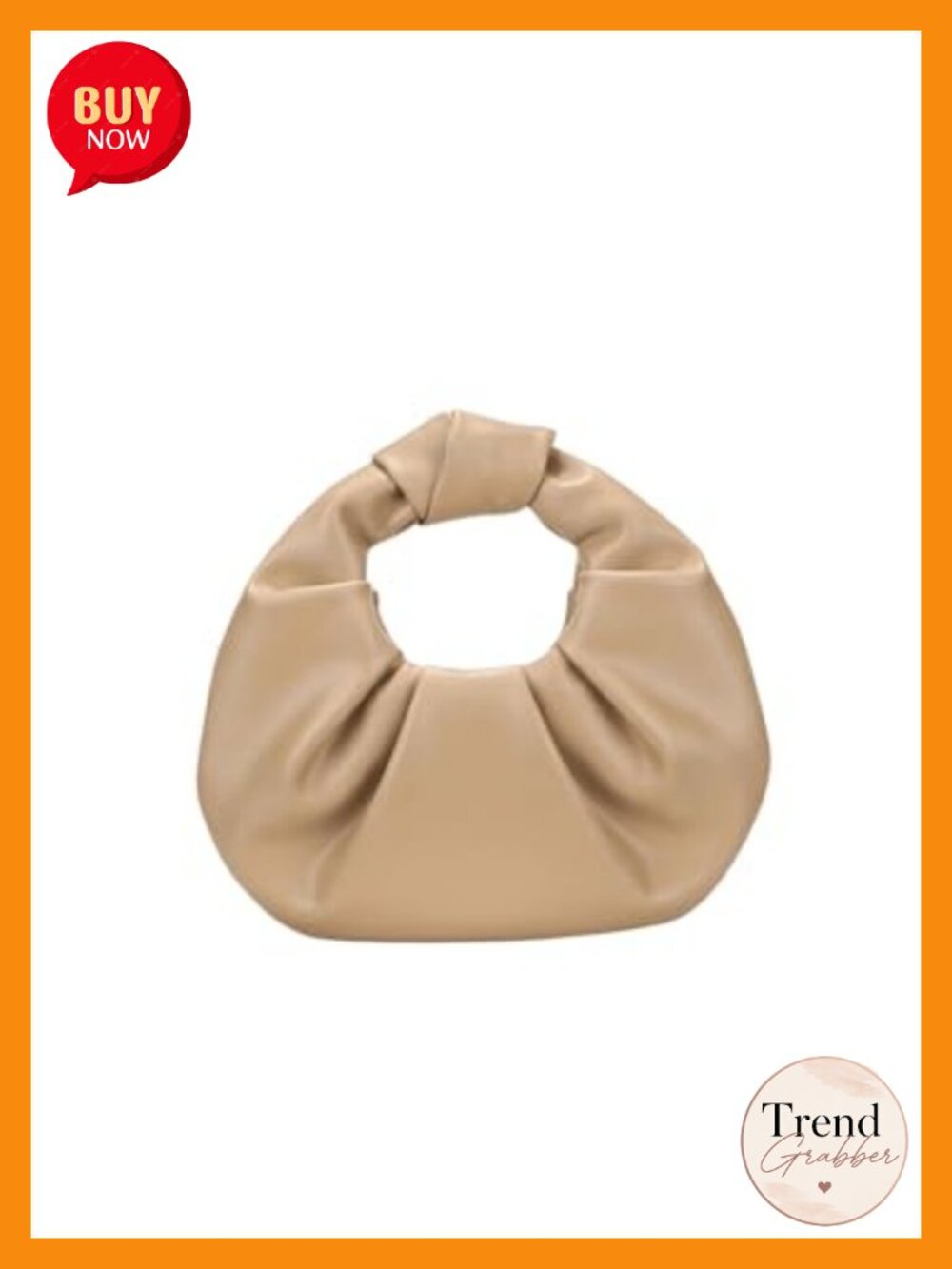 Verdusa Ruched Evening Bag PU Leather Clutch Purse Trendy Small Hobo Handbag